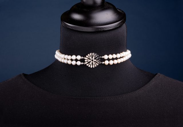 Necklace choker Trakovice 2 - freshwater pearls