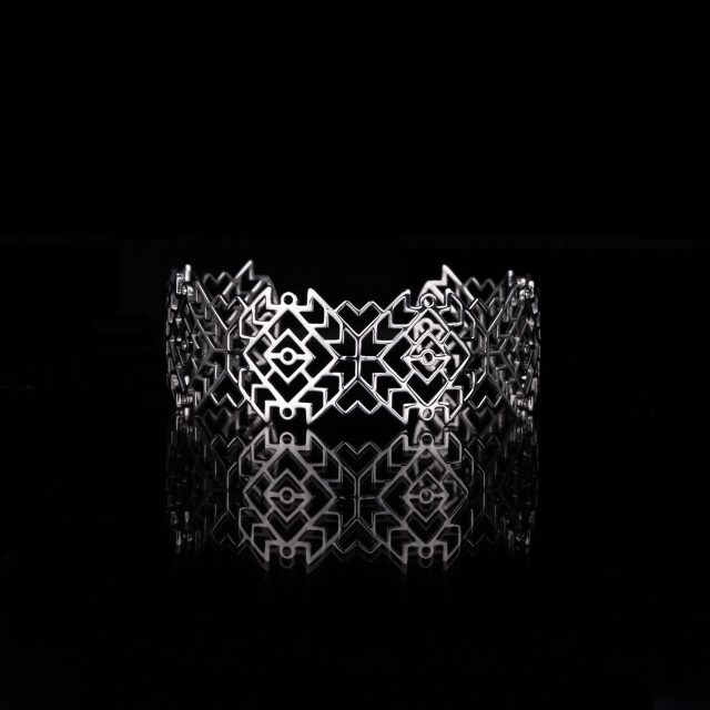 Bracelet novohrad ornament - strip wide 3