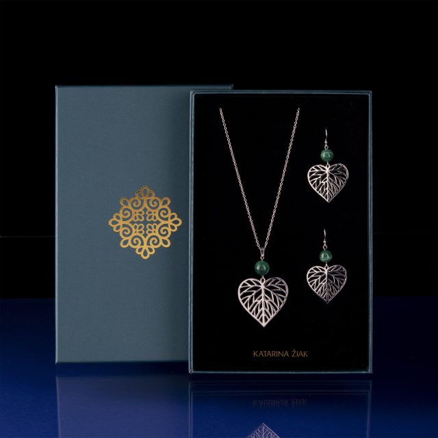 Set linden + malachite
