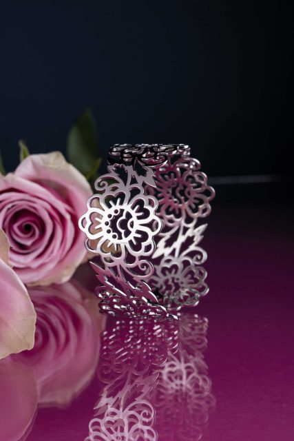 Bracelet blueprint flower ornament 1 - band