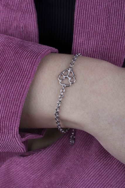 Bracelet paw dog Cami - chain