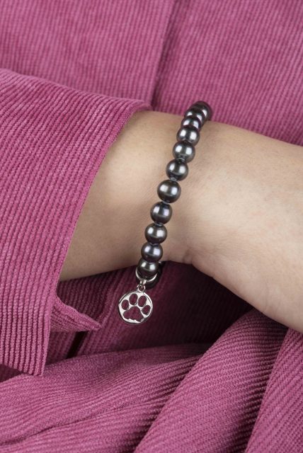 Bracelet Cat Paw IZI – pearls