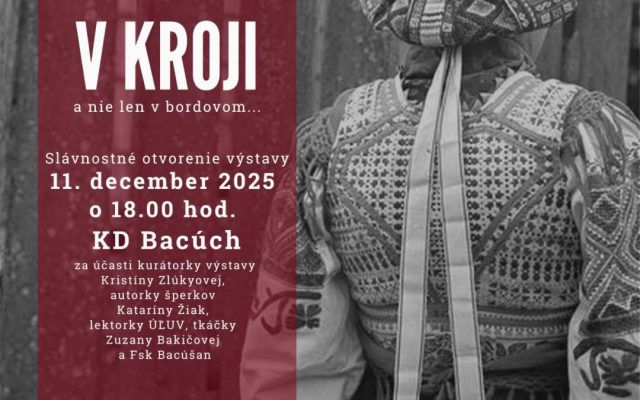 Výstava šperkov z kolekcie “Šperkovnica Horehronia” – BACÚCH – hviezdy & ľalie
