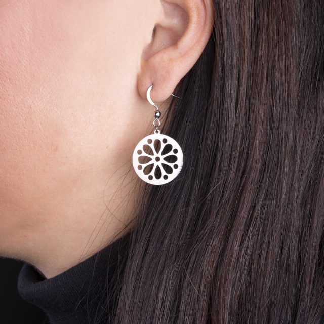Earrings lace - marguerite mini