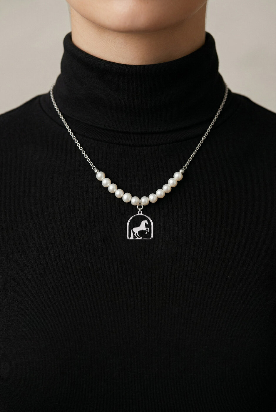 Pirouette Necklace + Freshwater Pearls