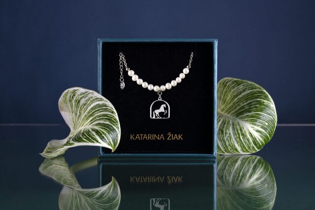 Pirouette Necklace + Freshwater Pearls