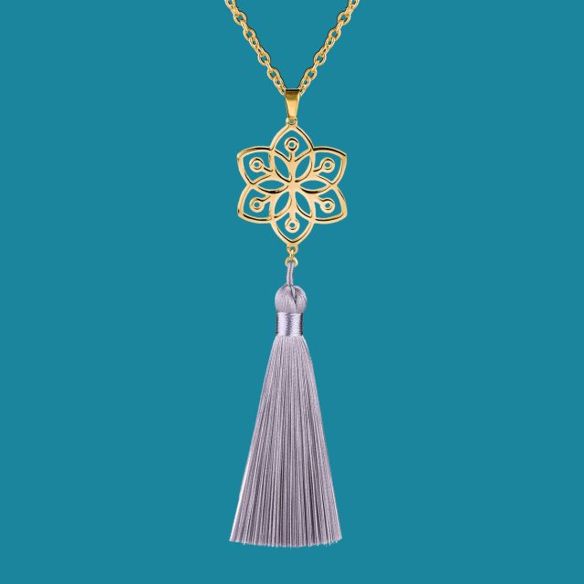 Pendant Flower of life 4 - tassel
