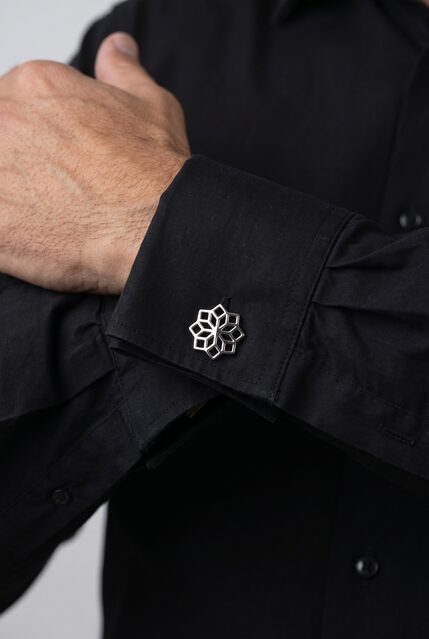 Geometry – star 2 – cufflinks