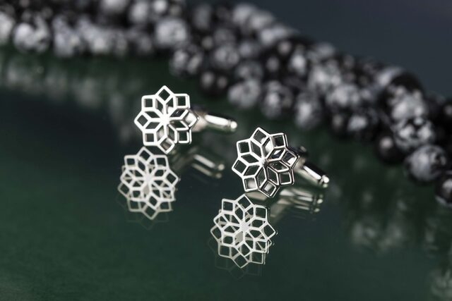 Geometry – star 2 – cufflinks