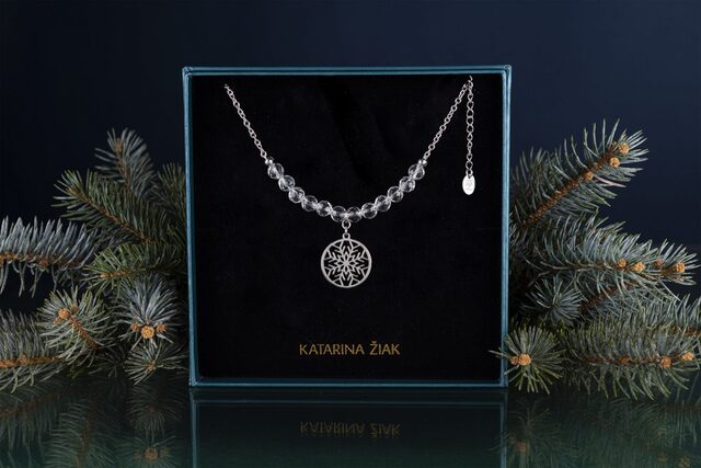 nahrdelnik vlocka 2cm kristal 2