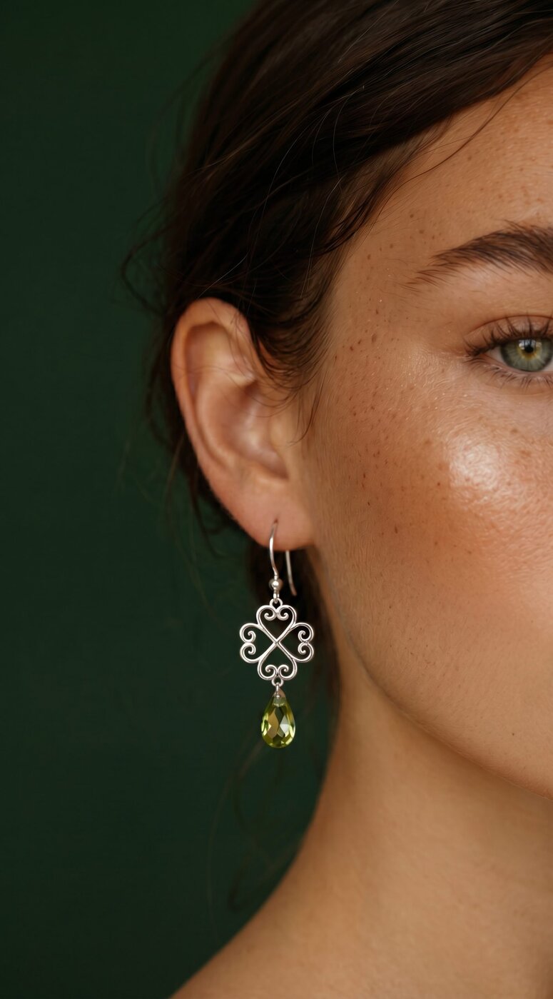 Náušnice štvorlístok 2 – Swarovski