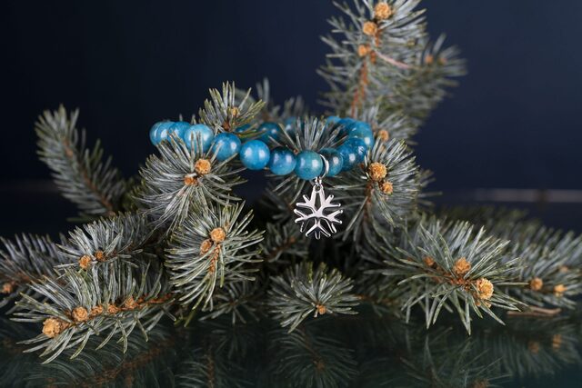 Snowflake Bracelet 1 – Various Stones