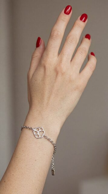 Bracelet paw dog Cami – chain
