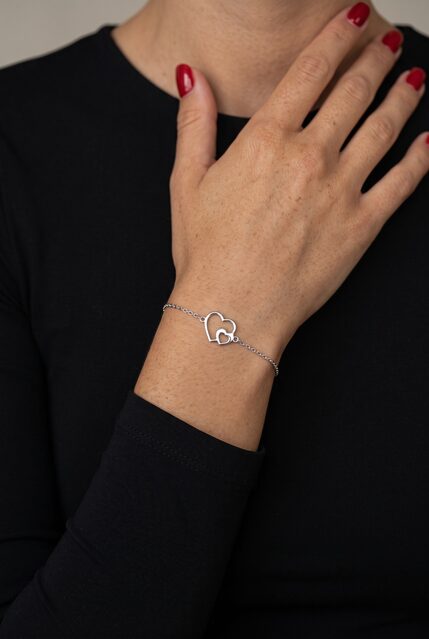Bracelet heart ornament – chain