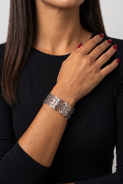 Bracelet blueprint flower ornament 2 – band