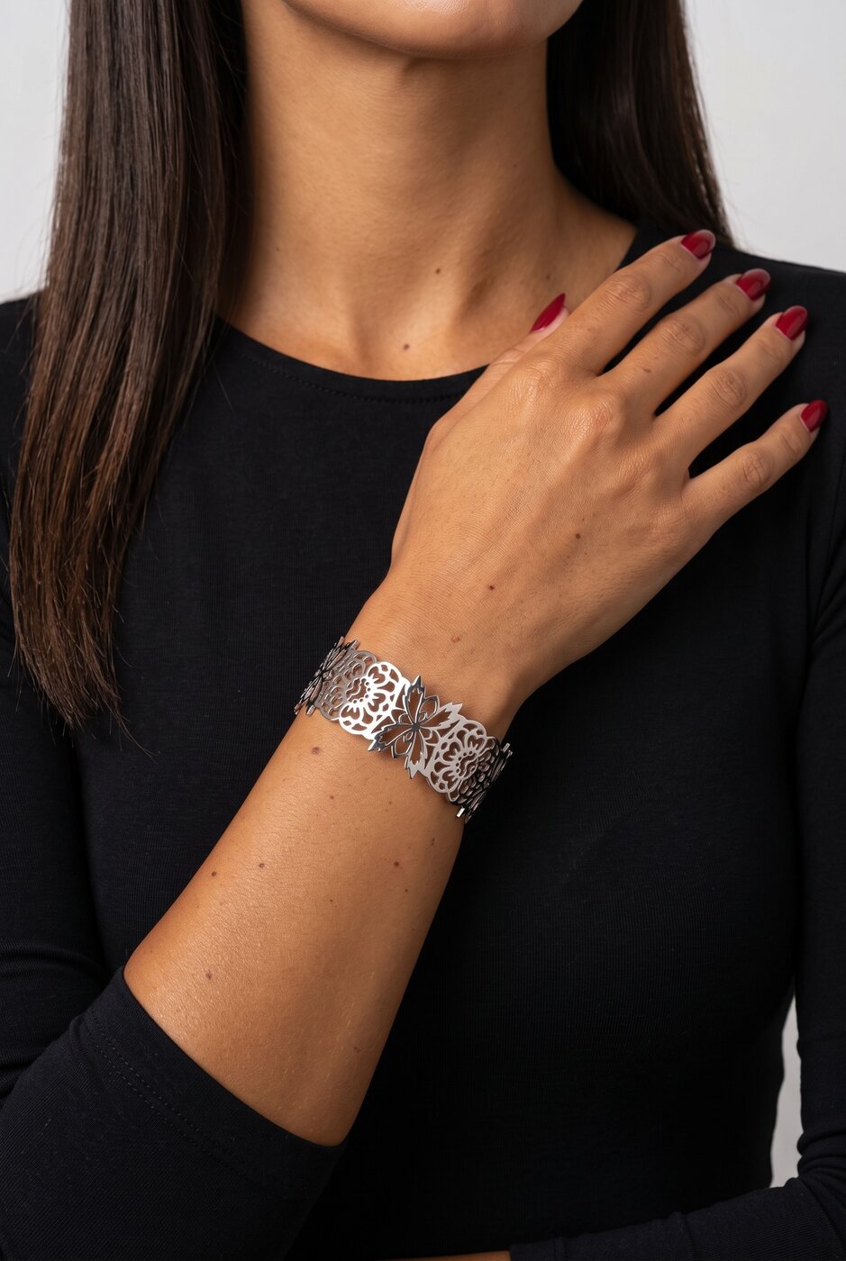 Bracelet blueprint flower ornament 2 – band