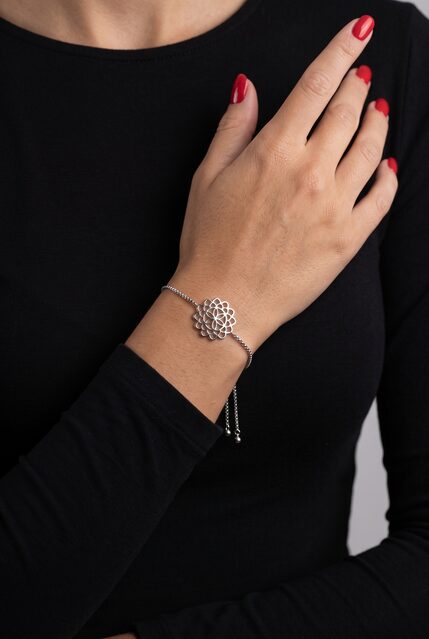 Bracelet lace ornament 2cm – sliding chain