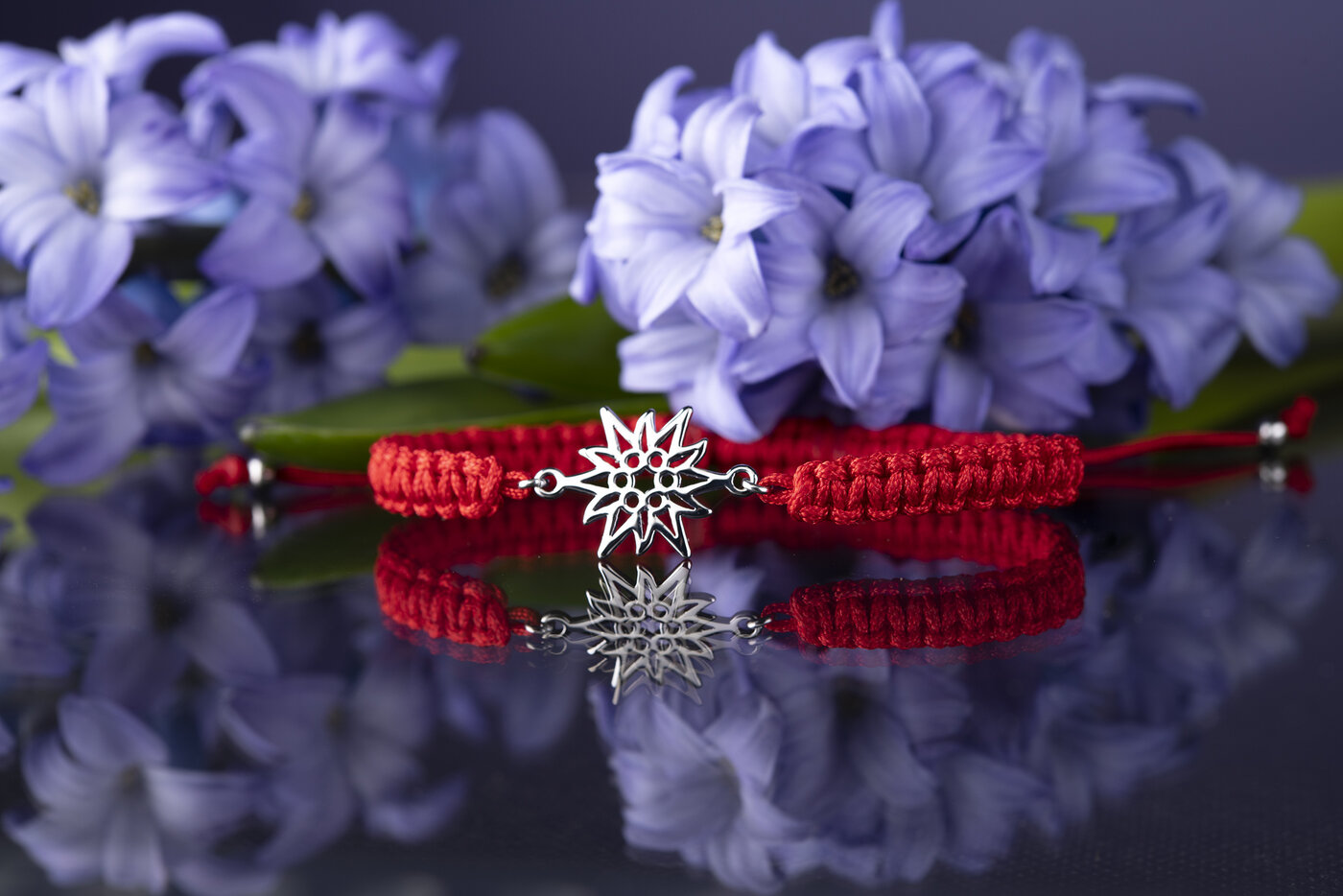 Bracelet – edelweiss – cord