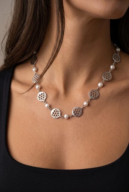 Necklace golf mini + pearls