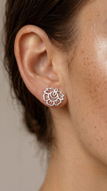 Studs Ábelová – flower 2