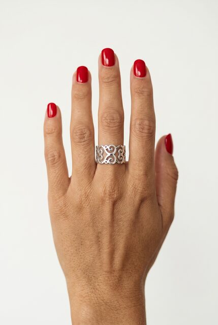 Ring wire craft – heart 2