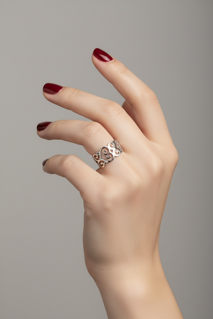 Ring wire craft – heart 2
