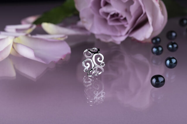 Ring wire craft – spiral 1