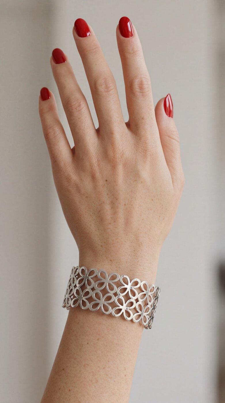 Bracelet infinity – strip wide