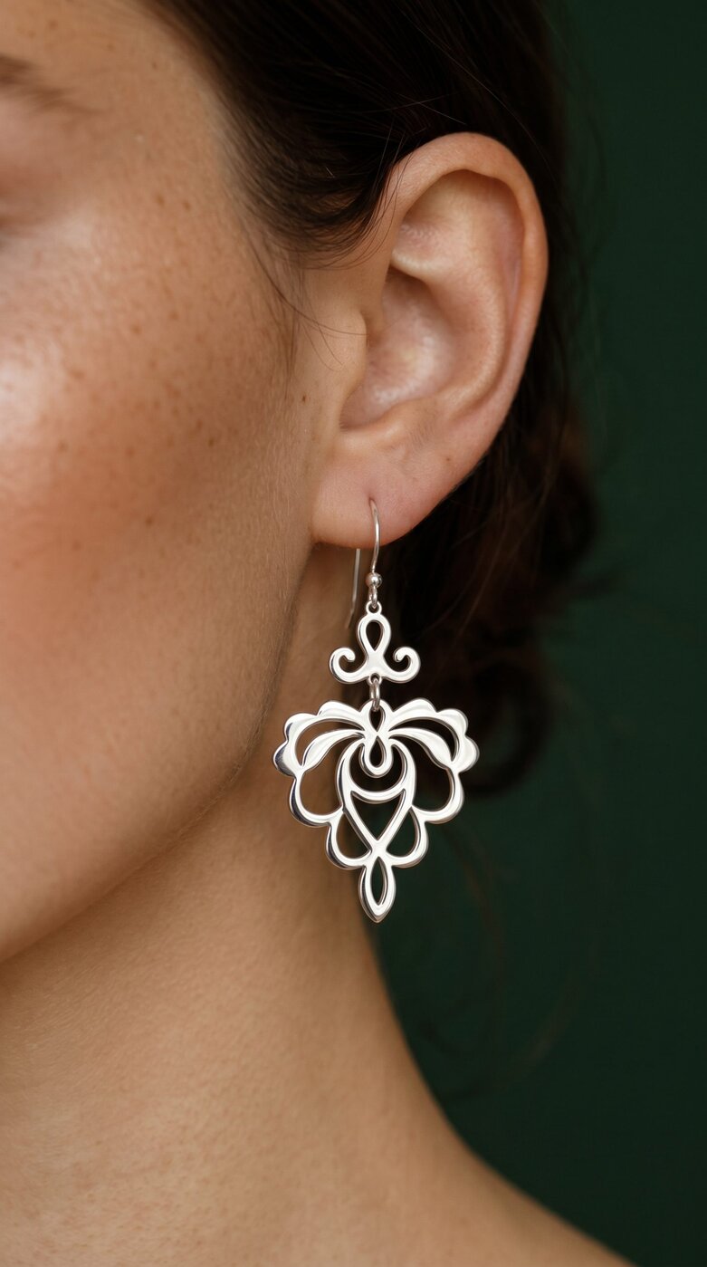 Earrings fuchsia