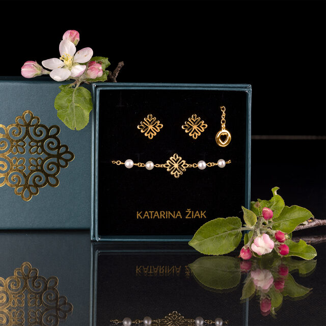 Set Trakovice ornament + perla