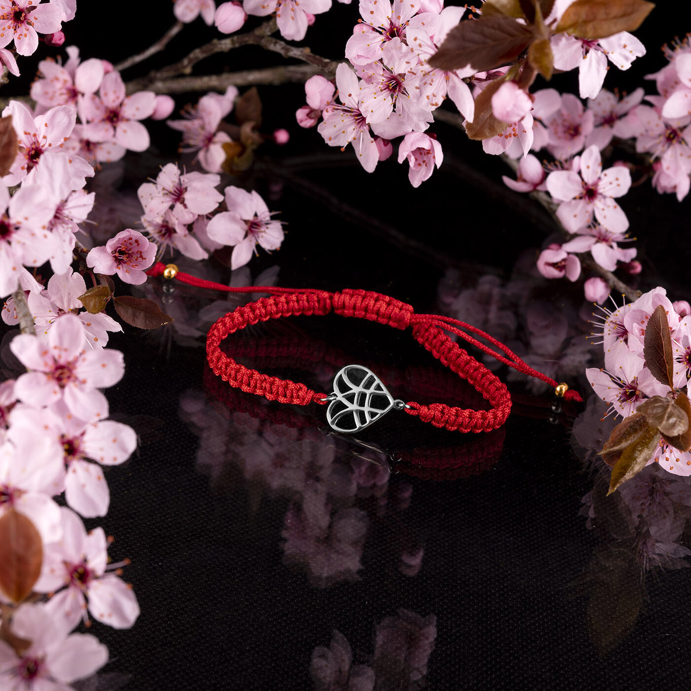 Bracelet heart – cord