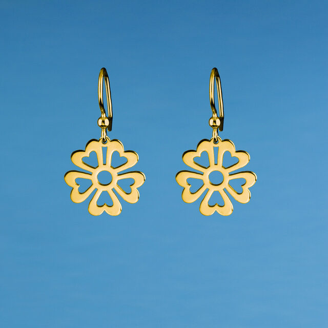 Earrings vajnory flower