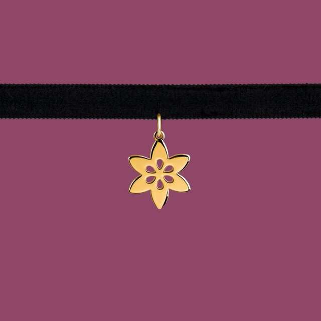 Náhrdelník choker klematis