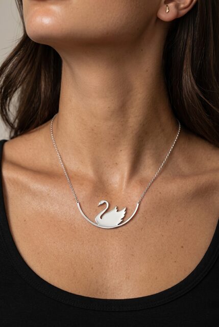 Necklace swan