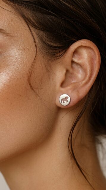 Studs piaffe – small horse – circle