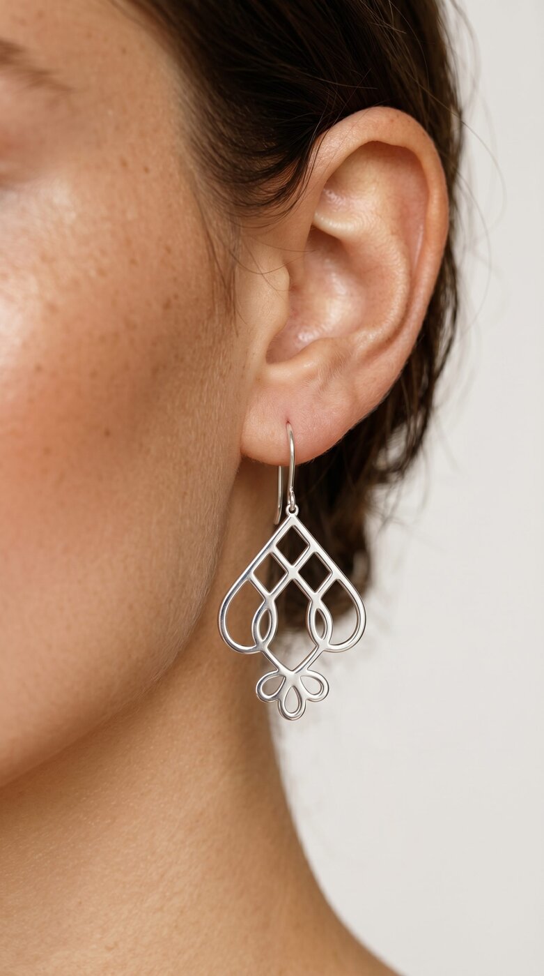 Earrings infinity 2