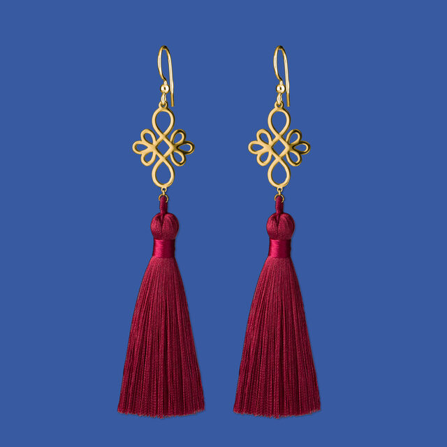 Earrings infinity 1 – tassels
