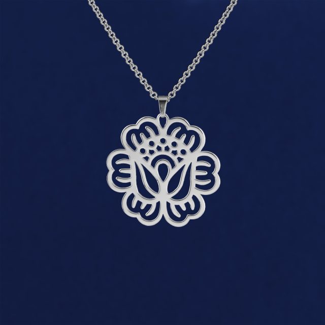 Pendant poppy 1