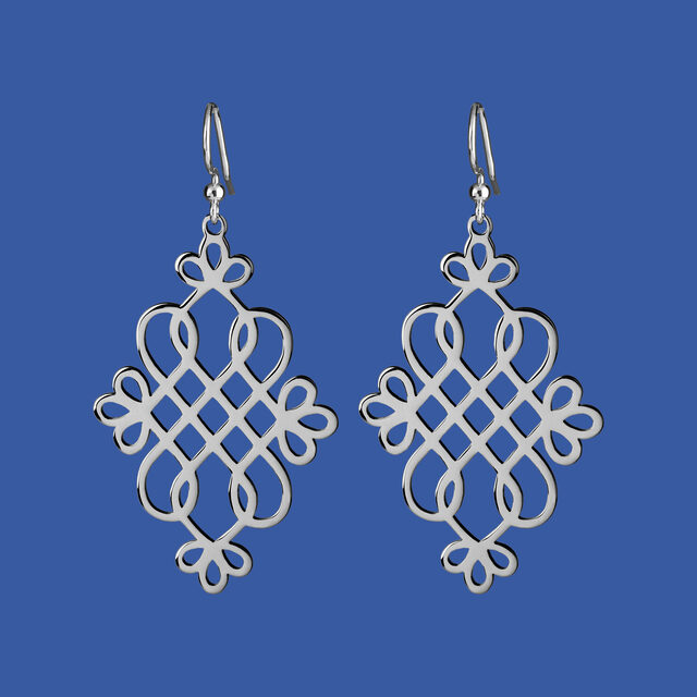 Earrings infinity 4