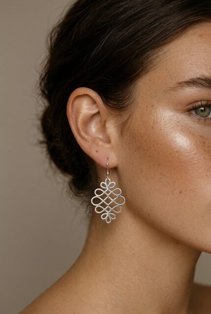Earrings infinity 3