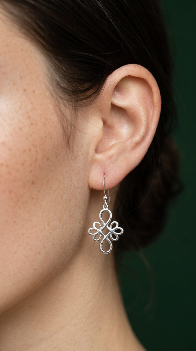 Earrings infinity 1