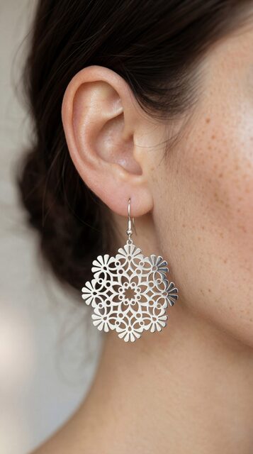Earrings Trakovice 13 – ornament