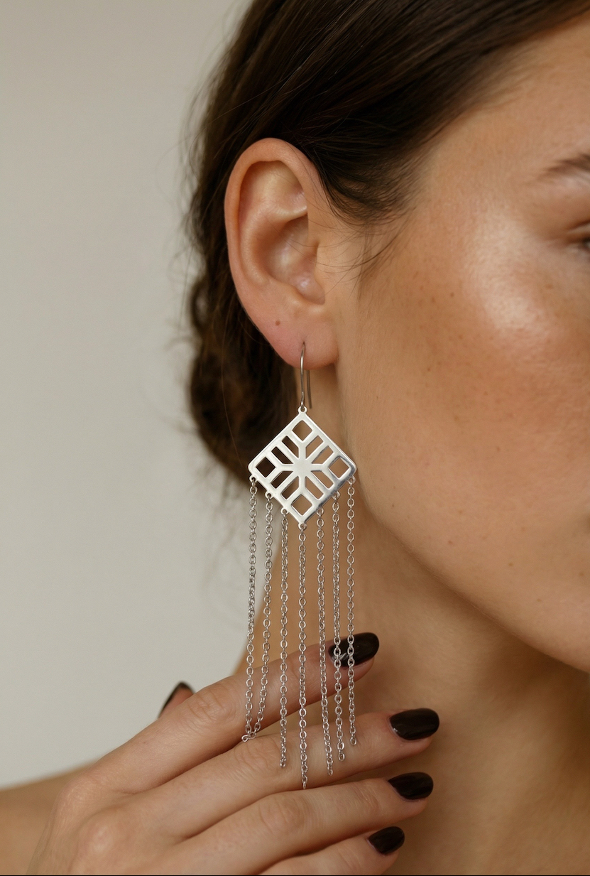 Earrings Gatra waterfall – small