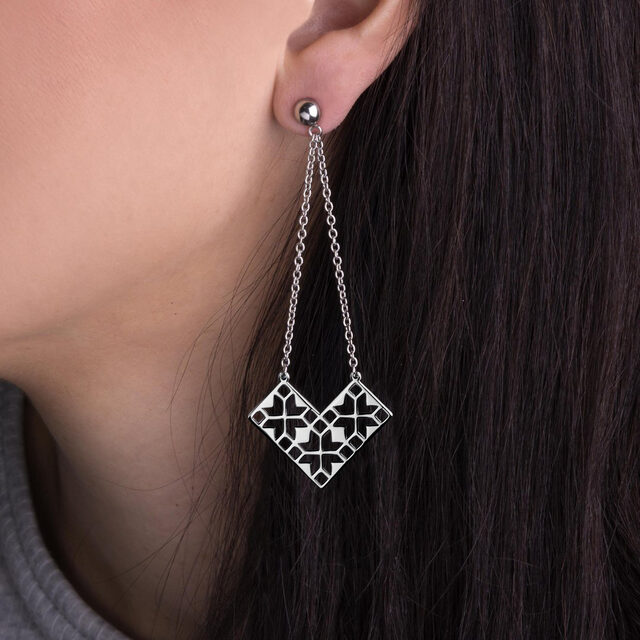 Earrings geometry – fan 1