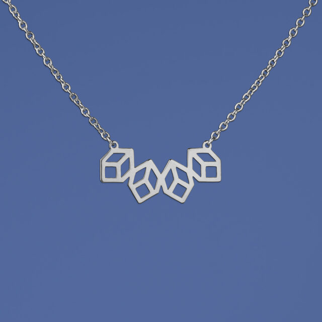 Náhrdelník geometria mini – krátky