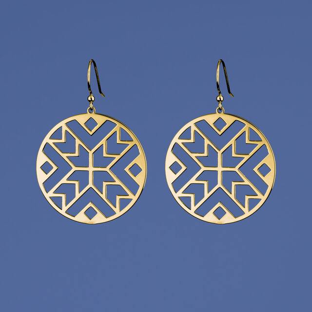 Earrings geometry – circle 1