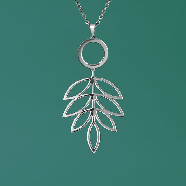Pendant rowan leaf