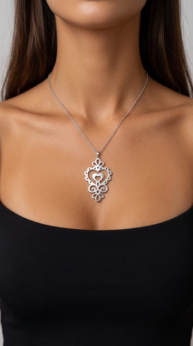 Pendant ornamentalistics – hearts 1