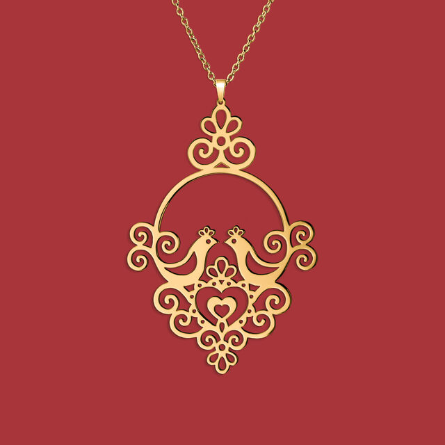 Prívesok Ornamentika – holubice