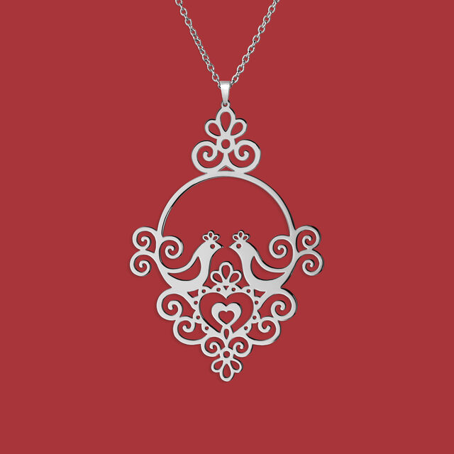 Prívesok Ornamentika – holubice